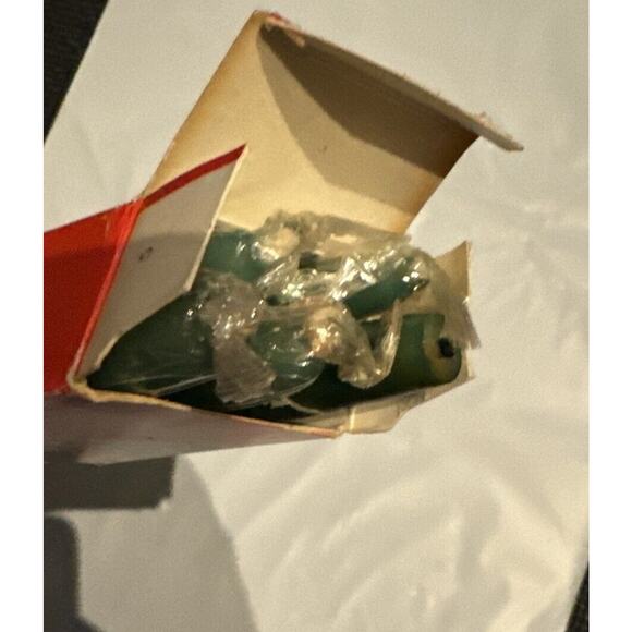 Taper Candles Candle-lite Dark Green Six 12"  VTG NEW USA Lancaster Colony Comp - Picture 6 of 7